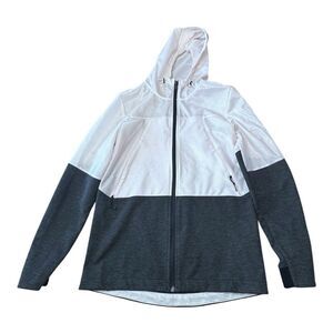 Under Armour Coldgear Hybrid Windbreaker Gray Pink Fitted 1306456-101 Men’s Sz S